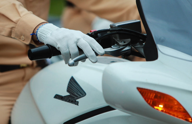 Dàn môtô quái vật đường trường của CSGT tại APEC 2017