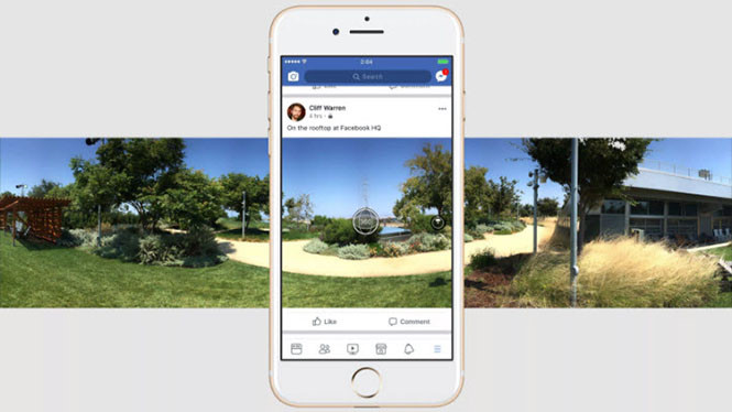 Facebook hỗ trợ chụp ảnh 360 độ