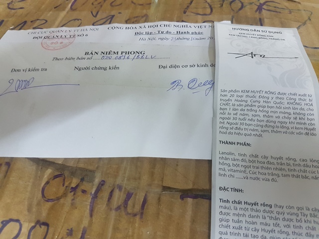 Công ty TS Việt Nam giải trình lấp liếm việc 14.000 mỹ phẩm bị thu giữ vì không rõ nguồn gốc