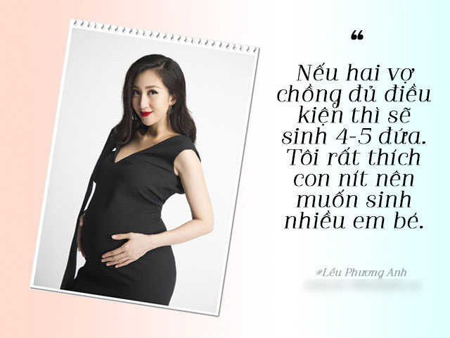 4 cô vợ muốn đẻ hoài không chán của showbiz Việt 4 cô vợ muốn đẻ hoài không chán của showbiz Việt
