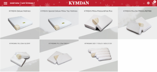 Nệm Kymdan lần đầu bán hàng online tại Mỹ