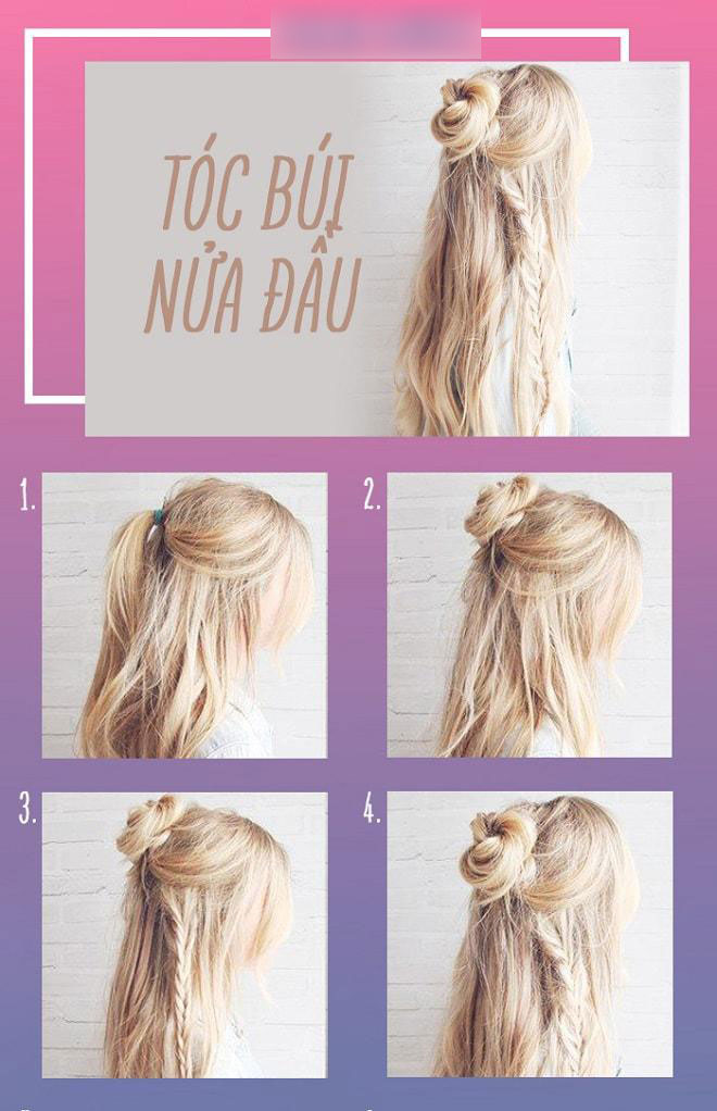 Tạo kiểu tóc 4 bước cực đơn giản để đi tiệc đầu năm thôi nào!