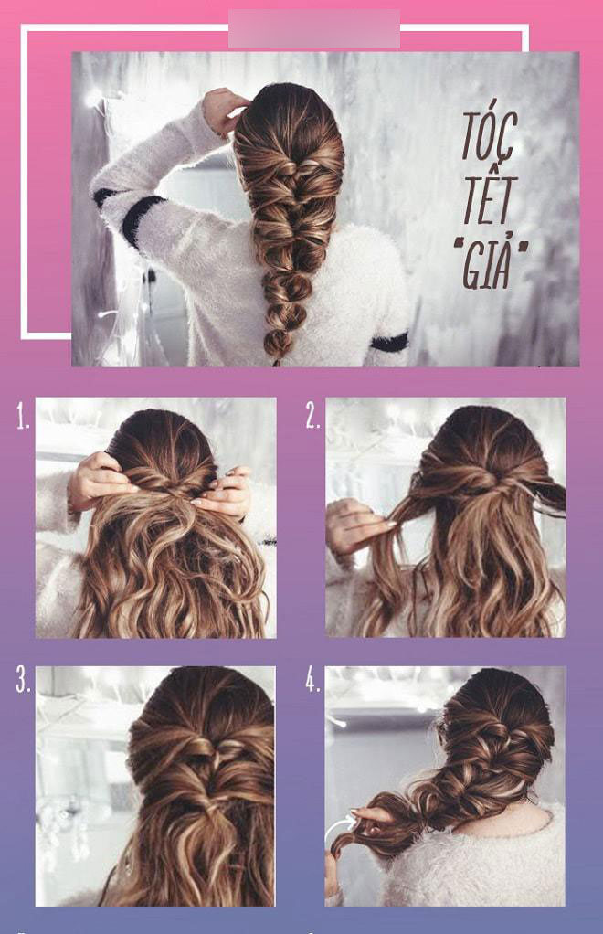 Tạo kiểu tóc 4 bước cực đơn giản để đi tiệc đầu năm thôi nào!