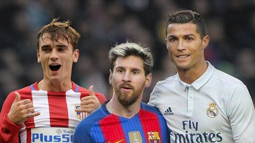 Real, Barca, Atletico chiếm 31% tiền bản quyền truyền hình La Liga