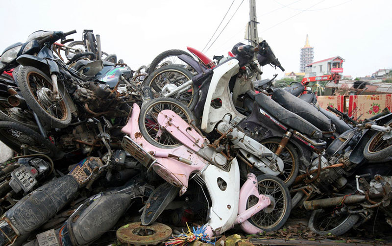 Làng nghề mổ xác máy bay im ắng sau vụ nổ khiến 2 người chết