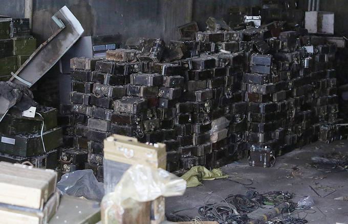 Kho đạn mới phát hiện ở làng Quan Độ chứa những gì?