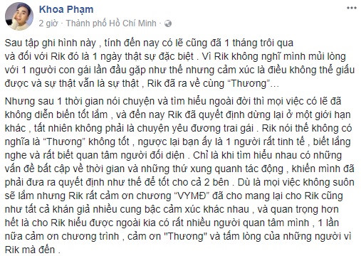 Karik và nữ sinh Hà thành giờ ra sao sau một tháng tìm hiểu?