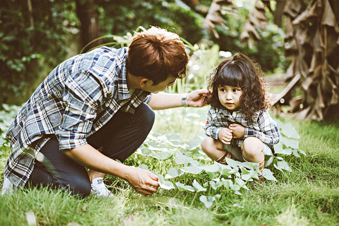 Ưng Đại Vệ hạnh phúc khi làm gà trống nuôi con