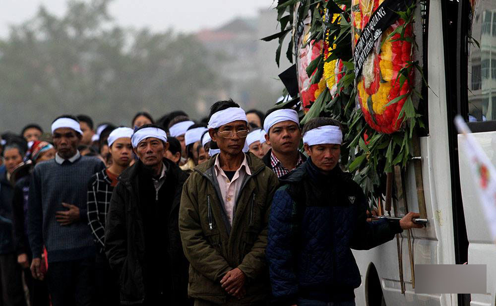 Tang lễ Chủ tịch huyện Quốc Oai tại quê nhà Tang lễ Chủ tịch huyện Quốc Oai tại quê nhà