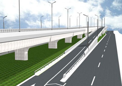 Khởi công đường trên cao đoạn Mai Dịch - Nam Thăng Long