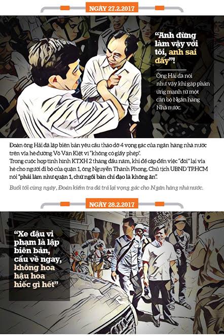 Ông Đoàn Ngọc Hải đầu hàng trong cuộc chiến vỉa hè Ông Đoàn Ngọc Hải đầu hàng trong cuộc chiến vỉa hè