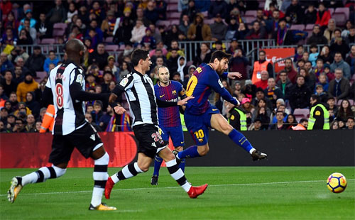 Messi, Suarez cùng tỏa sáng, Barca thẳng tiến tại La Liga