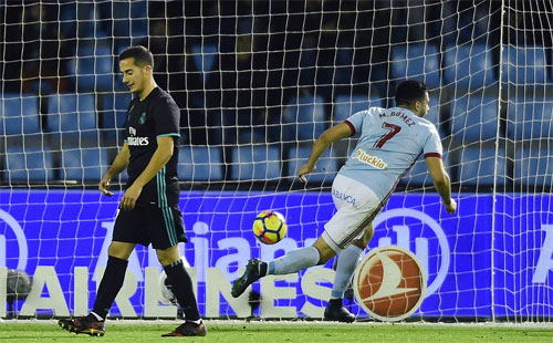 Hòa Celta Vigo, Real kém 16 điểm so với Barca