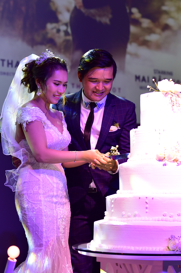 Lan Ngọc cùng dàn nghệ sĩ dự tiệc cưới đạo diễn Võ Thanh Hòa