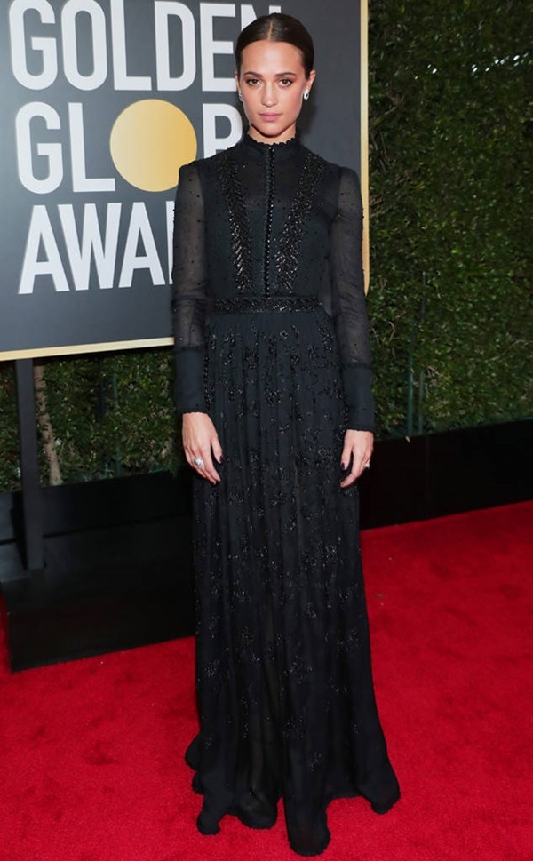 Sắc đen nhuốm màu thảm đỏ Quả Cầu Vàng để chống quấy rối tình dục