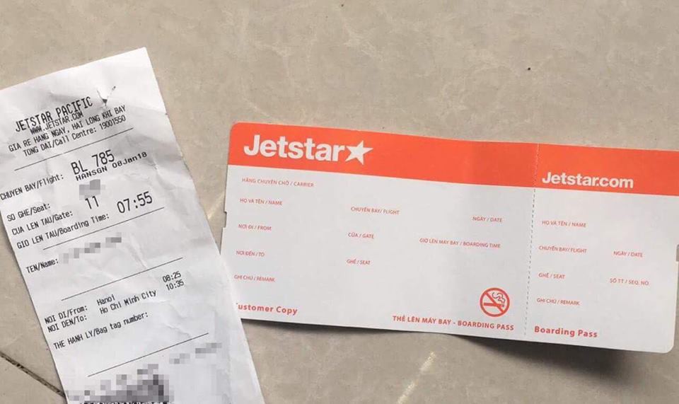 Máy bay Jetstar đi Sài Gòn hạ cánh ngay sau khi vừa cất cánh tại Nội Bài