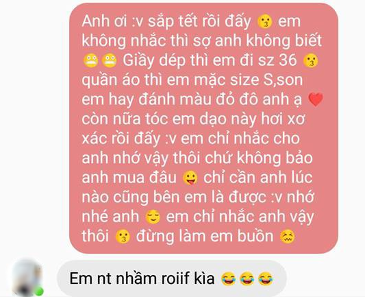 Chưa đến Tết, các chị đã thi nhau nhắn tin đòi quà em mặc áo size M, tóc em xác xơ, và đây là phản ứng của các anh chồng Chưa đến Tết, các chị đã thi nhau nhắn tin đòi quà em mặc áo size M, tóc em xác xơ, và đây là phản ứng của các anh chồng