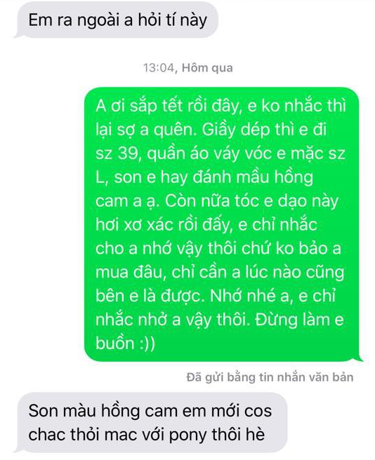 Chưa đến Tết, các chị đã thi nhau nhắn tin đòi quà em mặc áo size M, tóc em xác xơ, và đây là phản ứng của các anh chồng Chưa đến Tết, các chị đã thi nhau nhắn tin đòi quà em mặc áo size M, tóc em xác xơ, và đây là phản ứng của các anh chồng