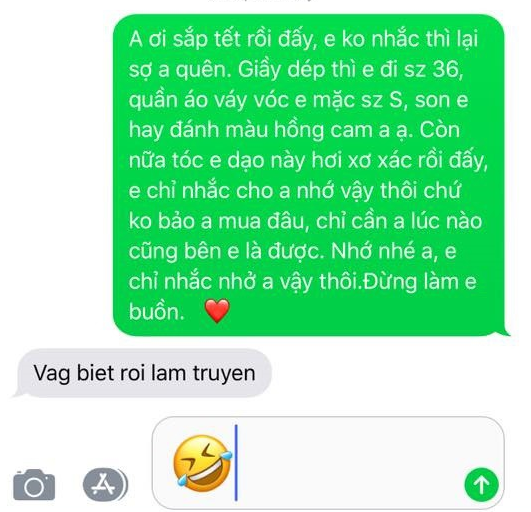 Chưa đến Tết, các chị đã thi nhau nhắn tin đòi quà em mặc áo size M, tóc em xác xơ, và đây là phản ứng của các anh chồng Chưa đến Tết, các chị đã thi nhau nhắn tin đòi quà em mặc áo size M, tóc em xác xơ, và đây là phản ứng của các anh chồng