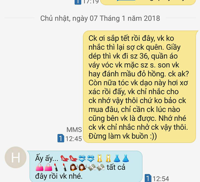 Chưa đến Tết, các chị đã thi nhau nhắn tin đòi quà em mặc áo size M, tóc em xác xơ, và đây là phản ứng của các anh chồng