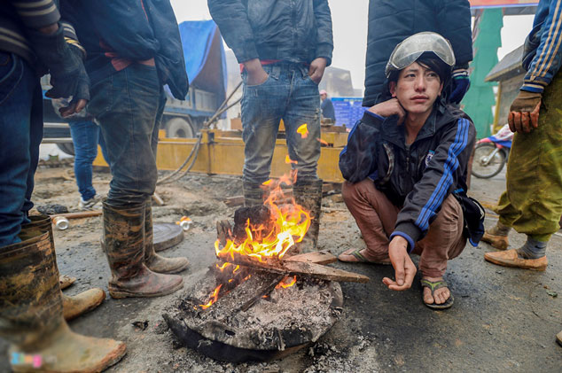 Sa Pa vắng tanh trong giá lạnh 3 độ C