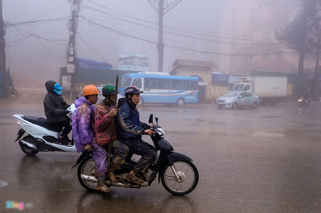 Sa Pa vắng tanh trong giá lạnh 3 độ C