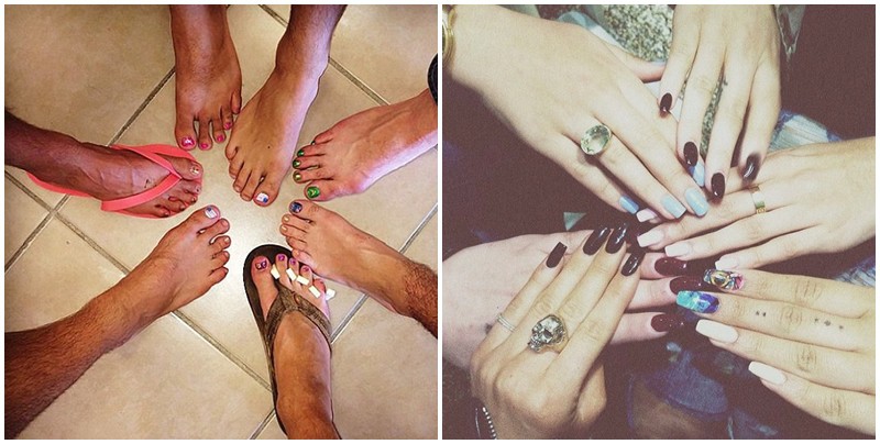 Khi các chàng trai tạo dáng, nhái bén từng bức ảnh Instagram vốn quen thuộc của hội gái xinh