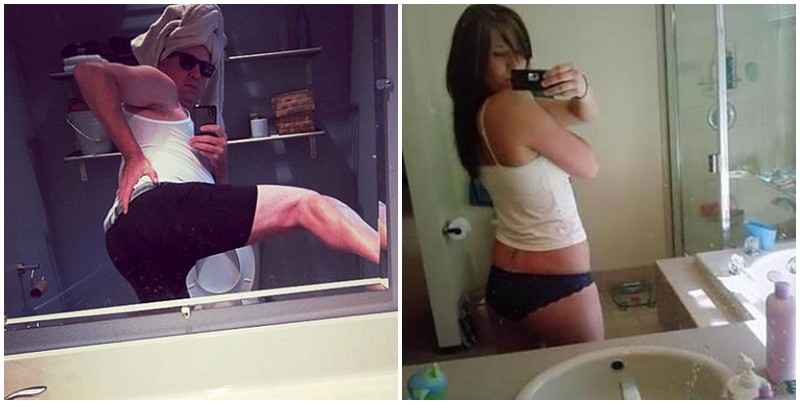 Khi các chàng trai tạo dáng, nhái bén từng bức ảnh Instagram vốn quen thuộc của hội gái xinh