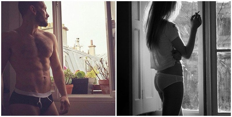 Khi các chàng trai tạo dáng, nhái bén từng bức ảnh Instagram vốn quen thuộc của hội gái xinh