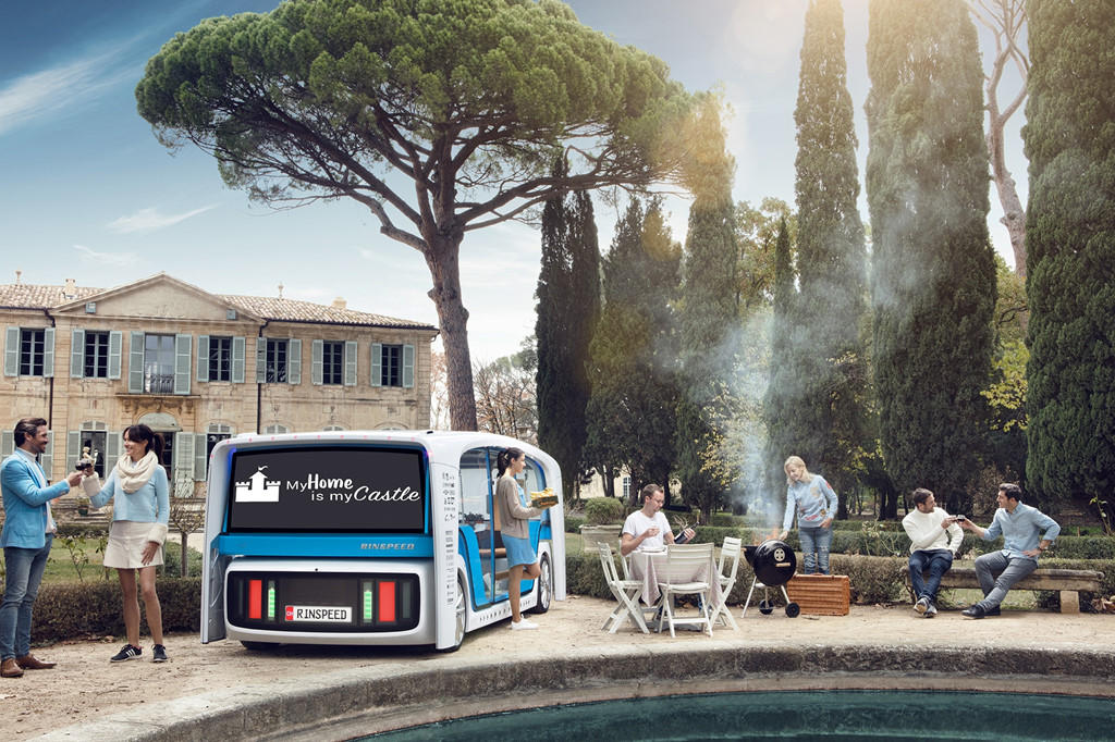 Rinspeed Snap: Tương lai của giao thông không người lái