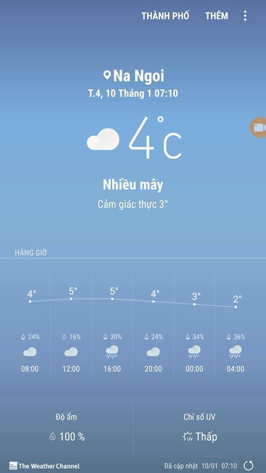 Thực hư thông tin vùng núi cao Nghệ An có tuyết rơi dày, nhiệt độ xuống dưới 0 độ C