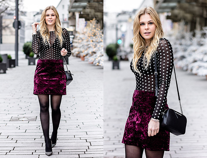 10 cách diện đồ nhung hợp mốt mùa đông