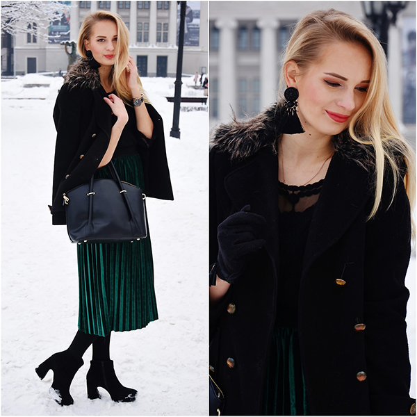 10 cách diện đồ nhung hợp mốt mùa đông