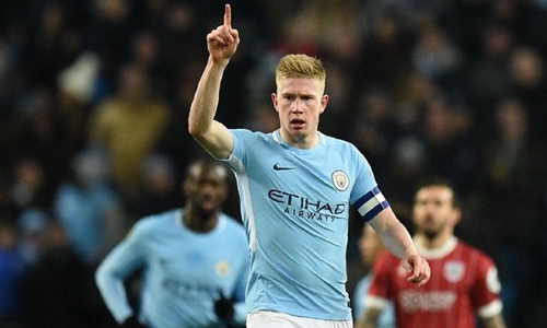 De Bruyne là chân chuyền số một Ngoại hạng Anh