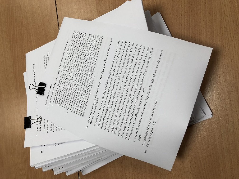 Việt Nam tập hợp đơn kiện Apple vì làm chậm iphone