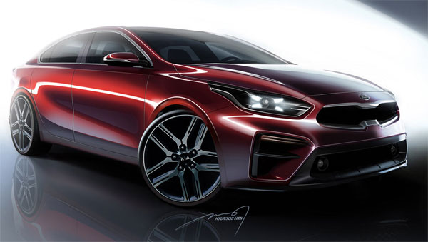 Kia Cerato sedan thế hệ mới chuẩn bị trình làng Kia Cerato sedan thế hệ mới chuẩn bị trình làng