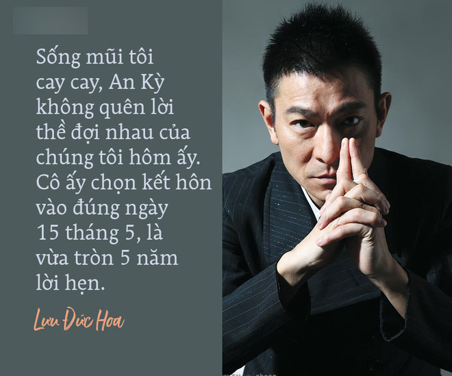 Sau 5 năm thề hẹn, Lưu Đức Hoa chua xót nhìn người yêu lên xe hoa cùng bạn thân Sau 5 năm thề hẹn, Lưu Đức Hoa chua xót nhìn người yêu lên xe hoa cùng bạn thân