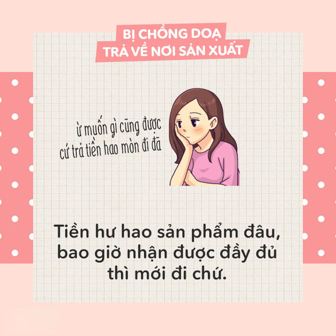 Bị chồng dọa trả về nơi sản xuất, các mẹ hãy đáp trả bằng những câu cực ngầu sau đây