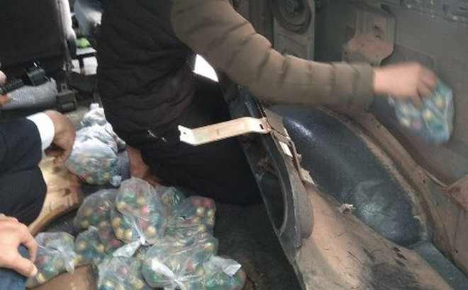 Bắt giữ hàng trăm kg pháo tại cửa khẩu Lao Bảo