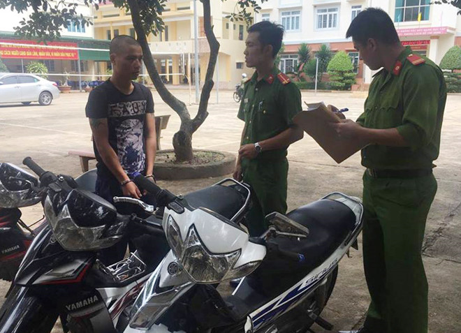 Bắt nghi phạm mượn 15 xe máy của người thân mang đi bán