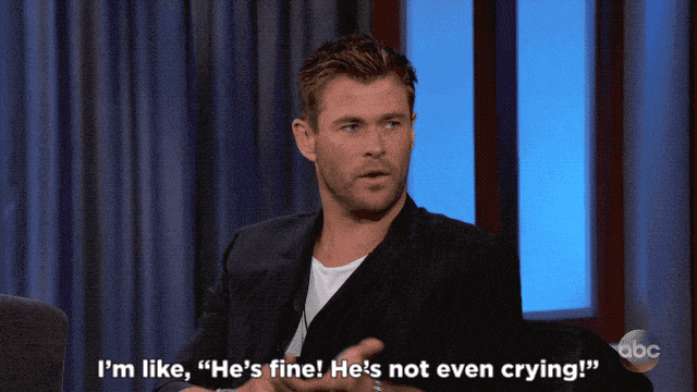Câu chuyện dễ thương về con trai của Thor Chris Hemsworth: Nghịch đến gãy xương mà chẳng khóc tiếng nào