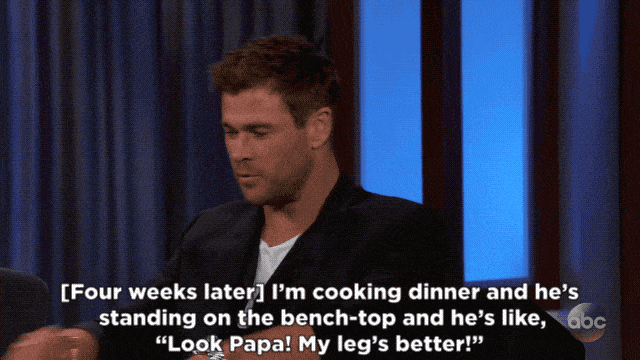 Câu chuyện dễ thương về con trai của Thor Chris Hemsworth: Nghịch đến gãy xương mà chẳng khóc tiếng nào