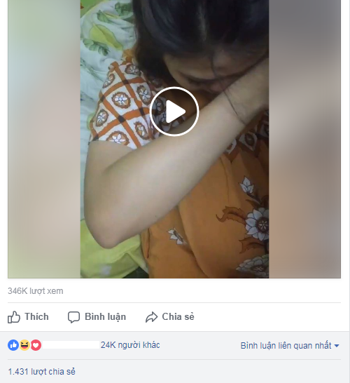 Clip cô vợ bầu vượt mặt thút thít, đòi theo chồng ra đường chơi quá dễ thương khiến chị em thích thú