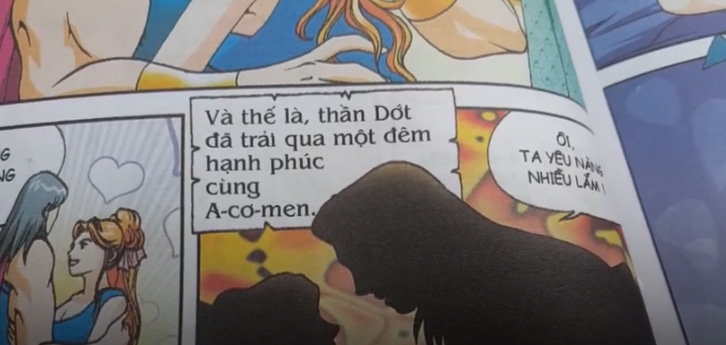 Sốc với truyện tranh thiếu nhi vẽ ngực phụ nữ lõa lồ