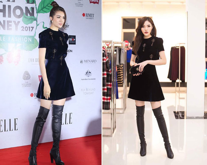 Mỹ nhân Việt liên tục đụng hàng váy áo