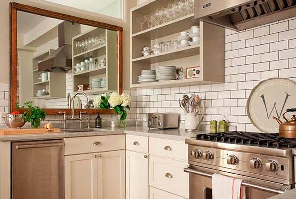 Muốn treo gương cho đẹp nhà bếp, cần hết sức tránh vị trí mất lộc - mất tình này