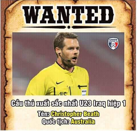 Trọng tài chính đóng Facebook sau trận thắng của U23 Việt Nam