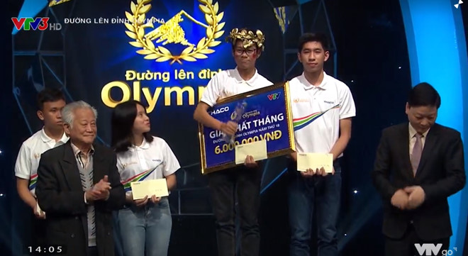 Nam sinh Lạng Sơn đoạt vé thi quý II Đường lên đỉnh Olympia