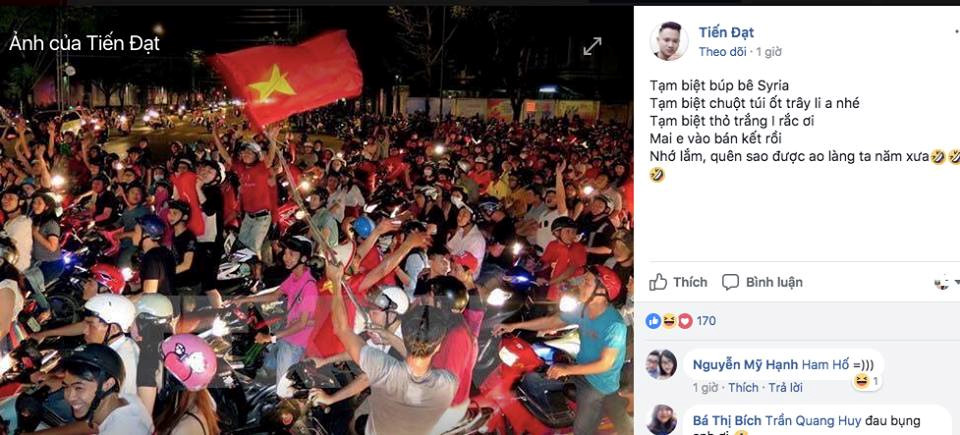 Muôn kiểu ăn mừng U23 Việt Nam lần đầu vào bán kết giải châu Á