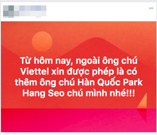 Từ hôm nay chúng ta đã có thêm ông chú đến từ Hàn Quốc Park Hang Seo
